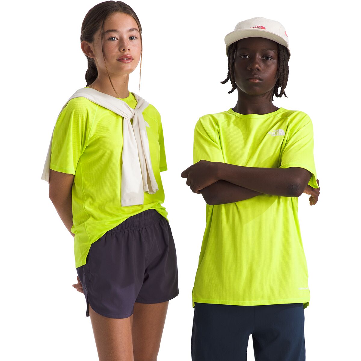 Image of The North Face Sunriser Short-Sleeve T-Shirt - Kids' Fizz Lime, M