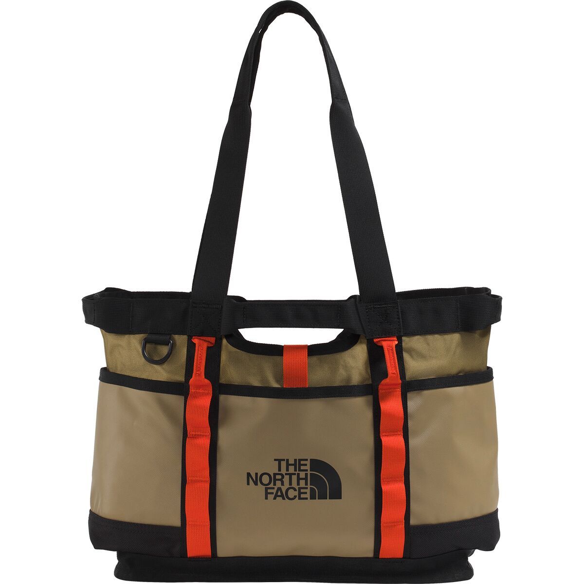 Image of The North Face Base Camp Utility Tote Cedar/TNF Black/Lava Red, One Size