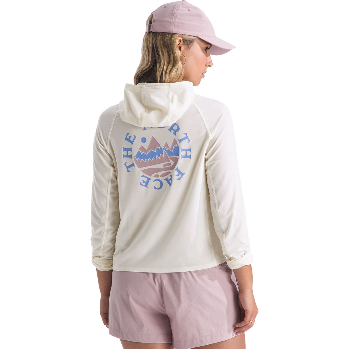 Image of The North Face Adventure Sunrise Escape Hoodie - Women's White Dune, XL