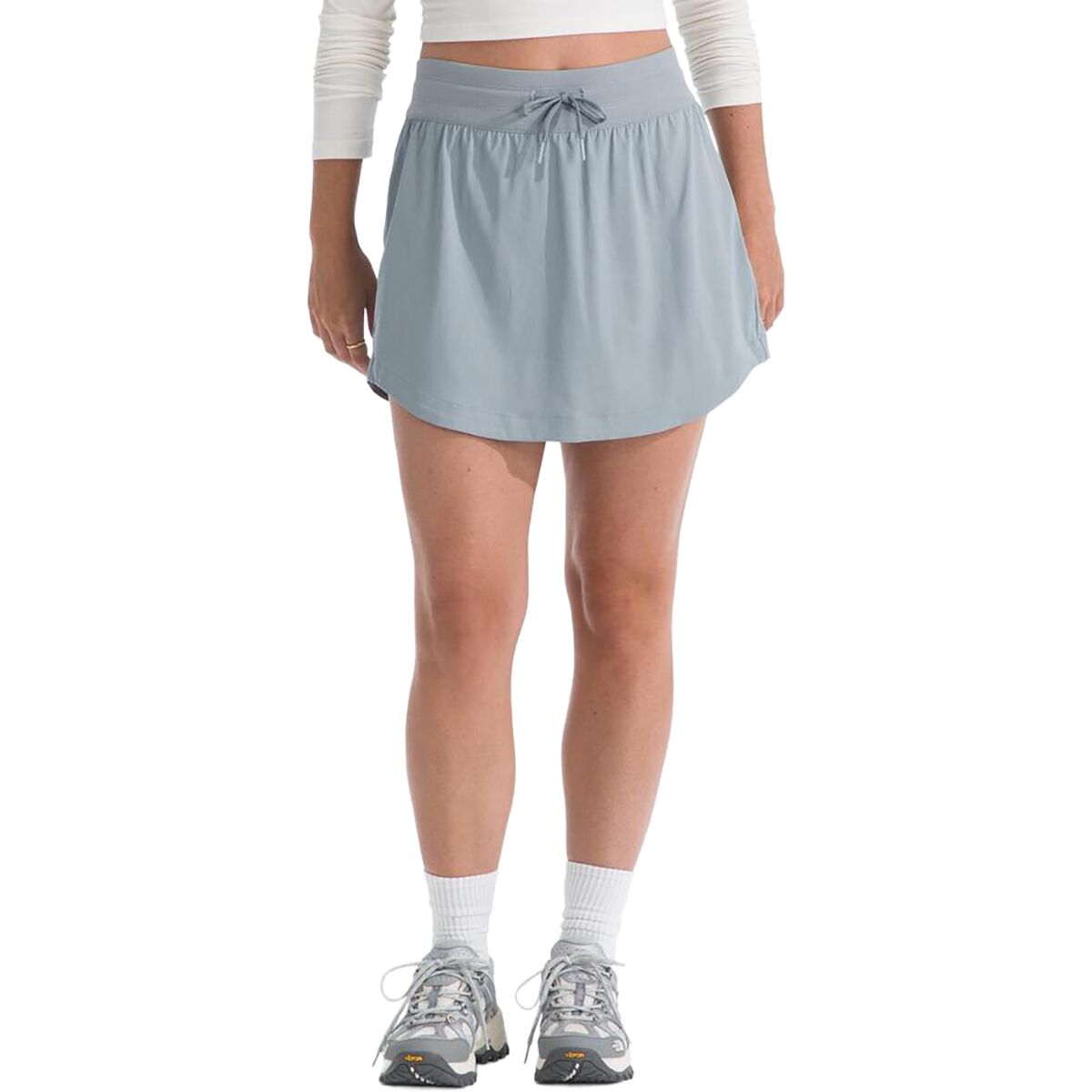 Image of The North Face Aphrodite Arise Skirt - Women's Frost Grey, L