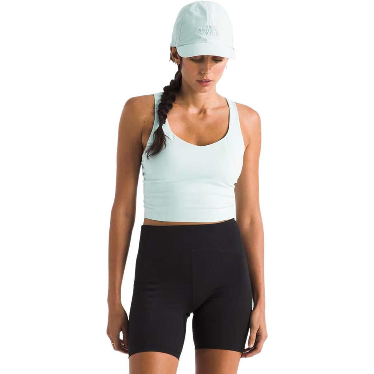 Image of The North Face Jaida Long Line Bra - Women's Opal Frost, L