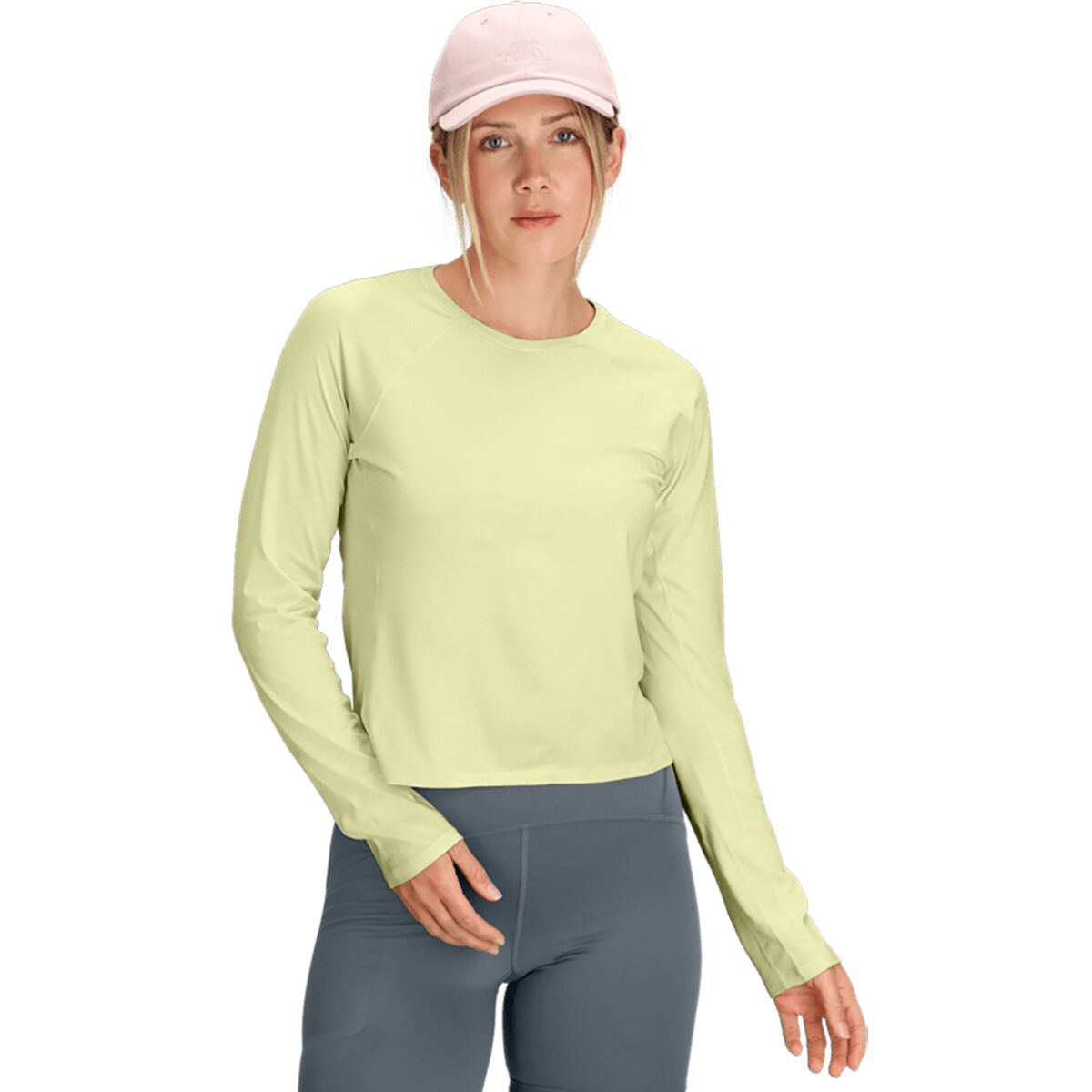 Image of The North Face Jaida Long-Sleeve Shirt - Women's Lemon Mist Light Heather, XL