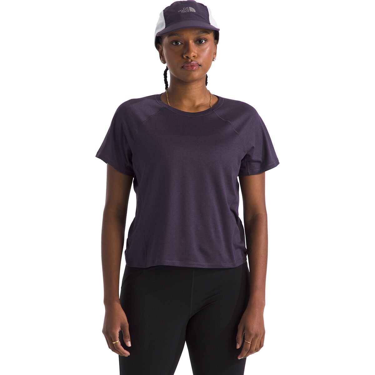 Image of The North Face Jaida Short-Sleeve T-Shirt - Women's Endless Dusk Dark Heather, S