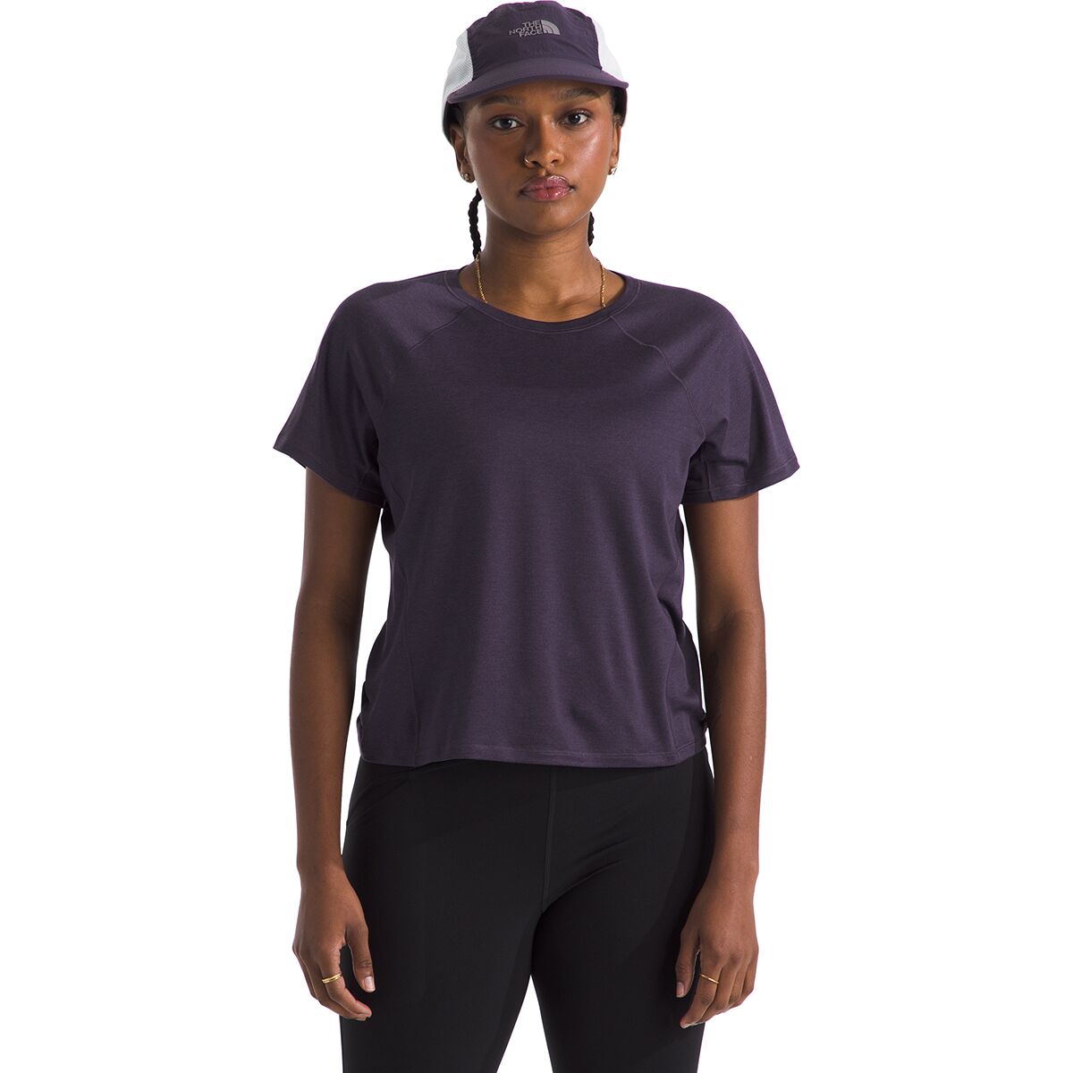 Image of The North Face Jaida Short-Sleeve T-Shirt - Women's Endless Dusk Dark Heather, XL