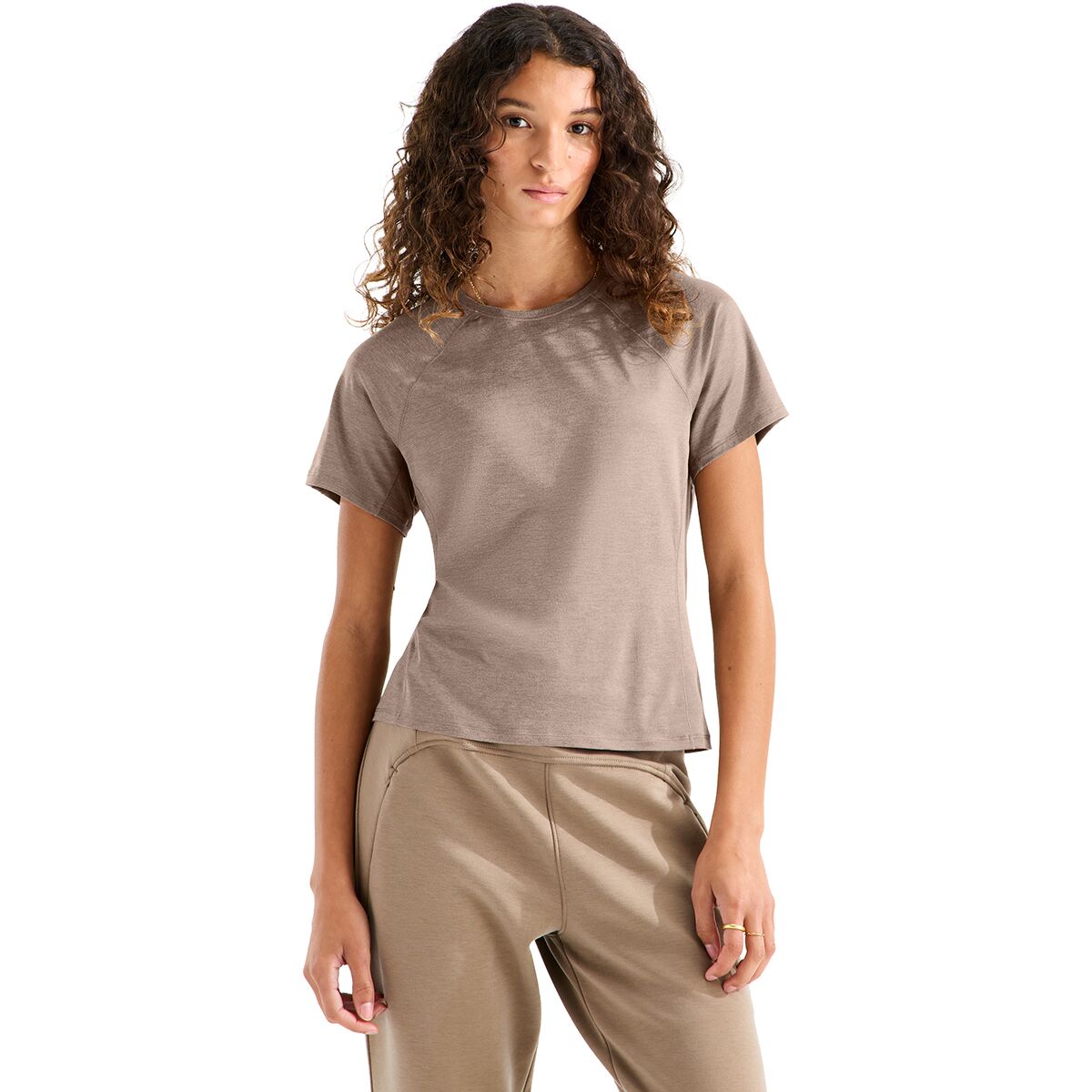 Image of The North Face Jaida Short-Sleeve T-Shirt - Women's Garnet Light Heather, XL