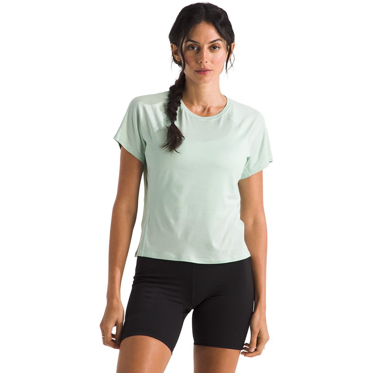 Image of The North Face Jaida Short-Sleeve T-Shirt - Women's Opal Frost Light Heather, XL