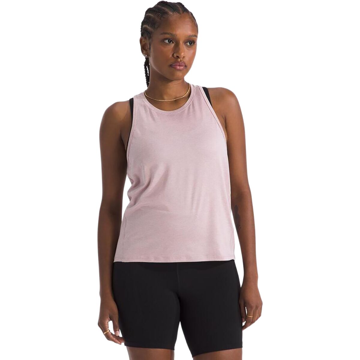 Image of The North Face Jaida Tank Top - Women's Metal Pink Light Heather, L