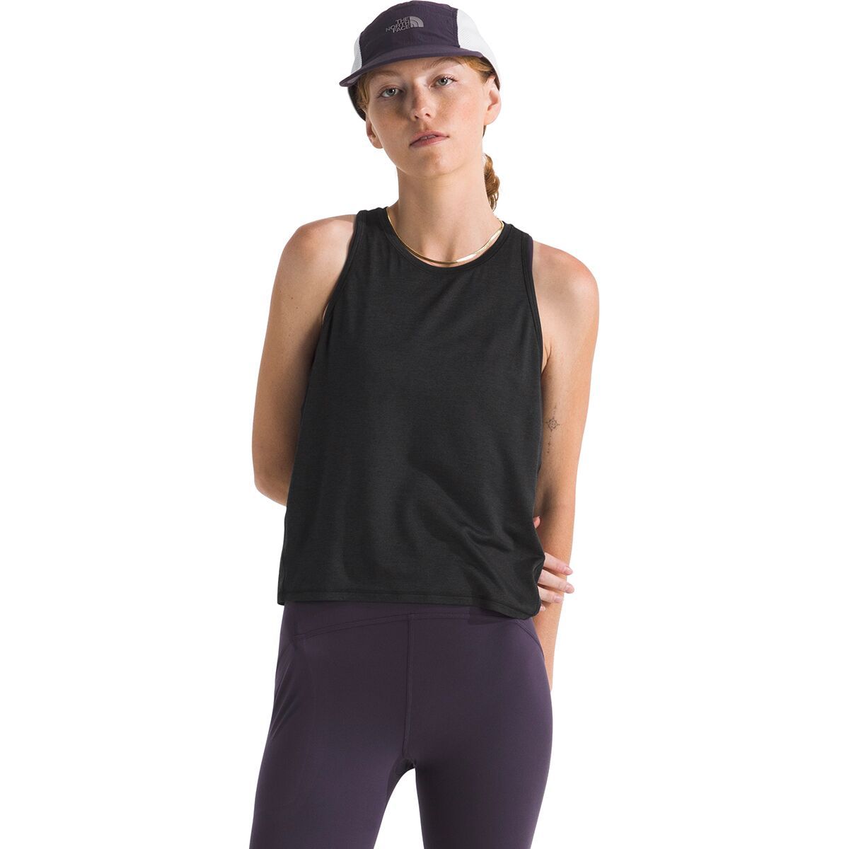 Image of The North Face Jaida Tank Top - Women's TNF Black Dark Heather, L