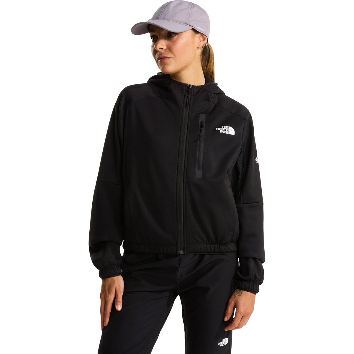 Image of The North Face Mountain Athletics Fleece Full-Zip Jacket - Women's TNF Black, M