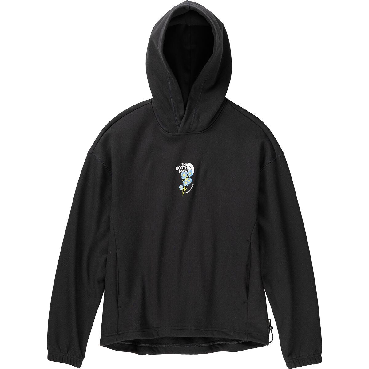 Image of The North Face Places We Love Hoodie - Himalayan Blue Poppy - Women's TNF Black, S