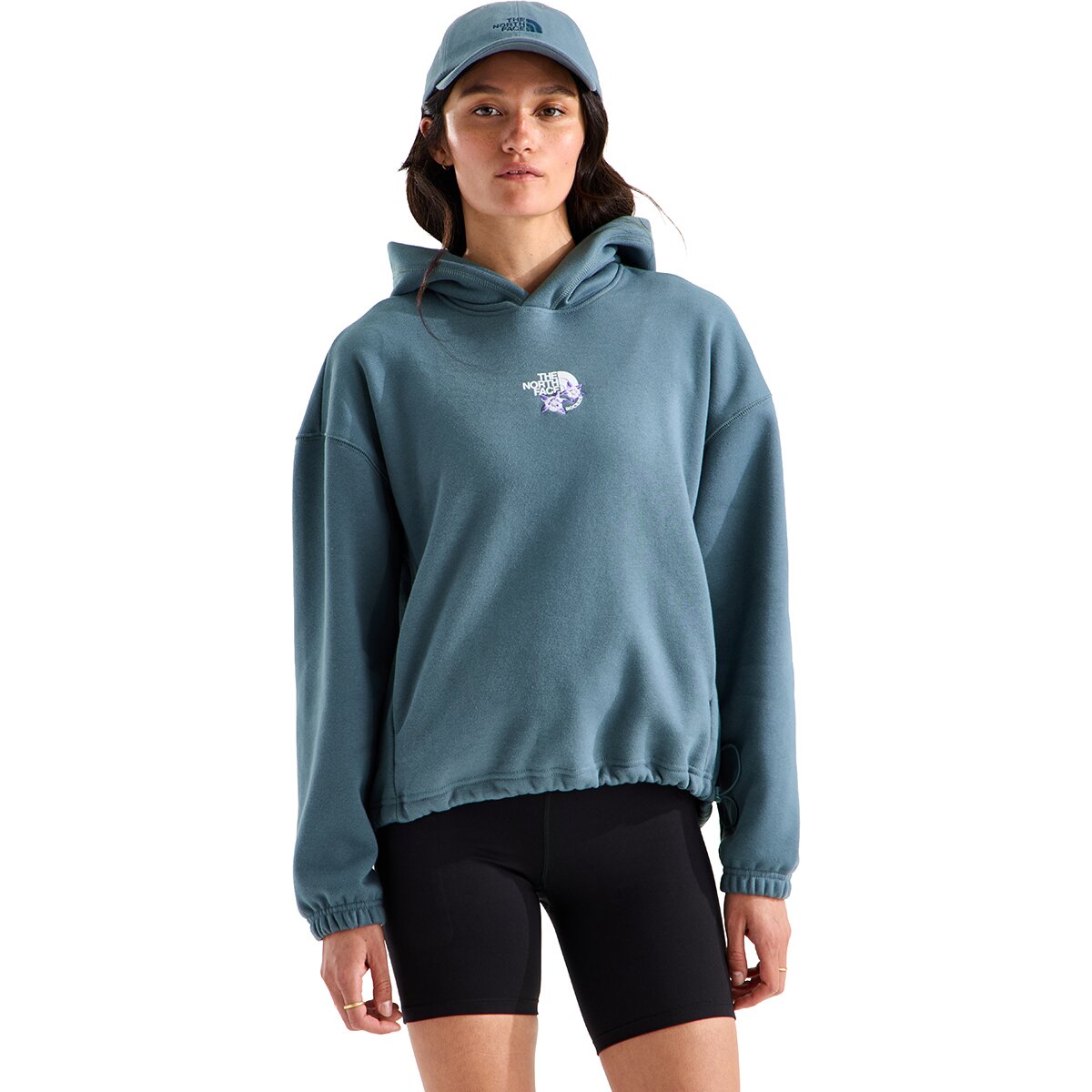 The North Face The North Face Places We Love Hoodie - Rockies Blue Columbine - Women's Granite Grey, L