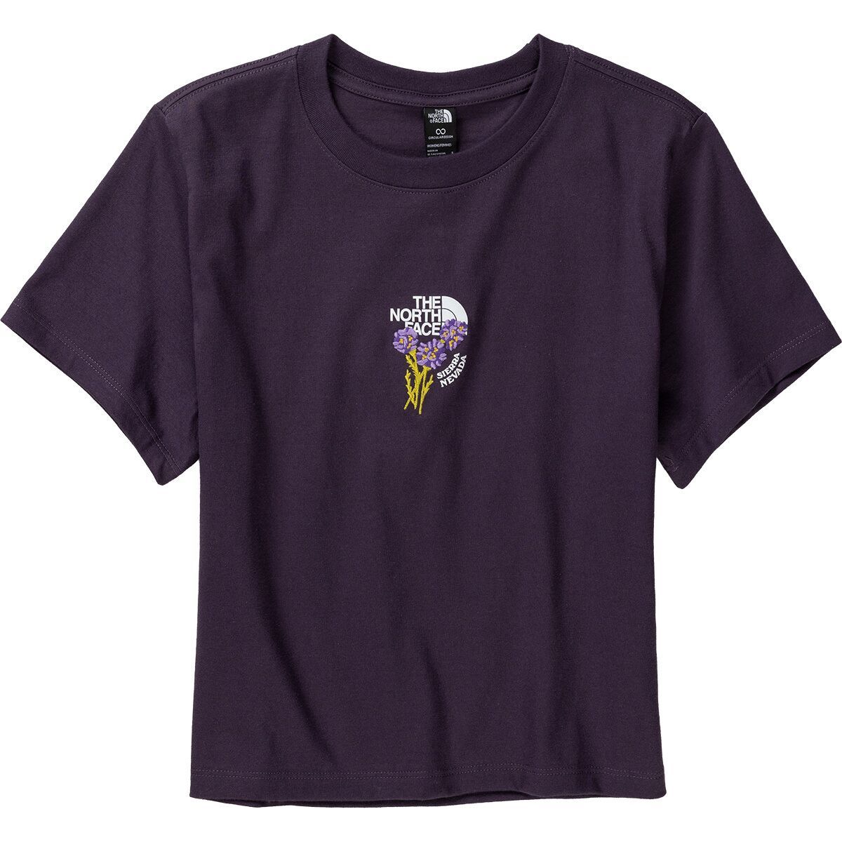 Image of The North Face Places We Love T-Shirt - Sierra Nevada Flower - Women's Endless Dusk, L