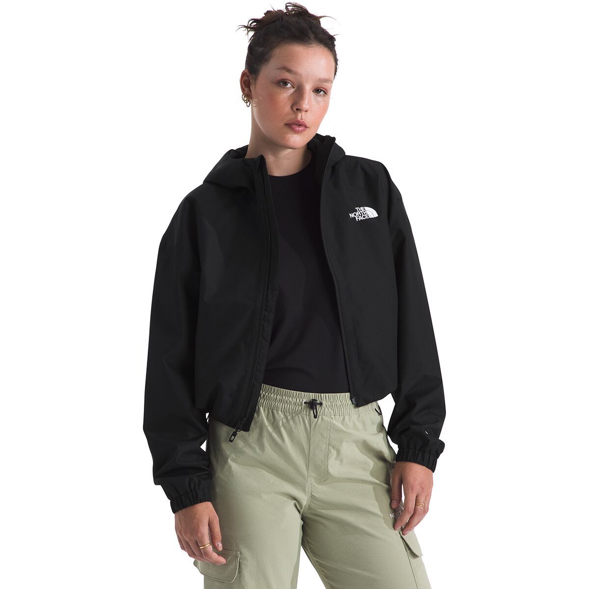 Image of The North Face Quest Mono Cropped Jacket - Women's TNF Black, XS