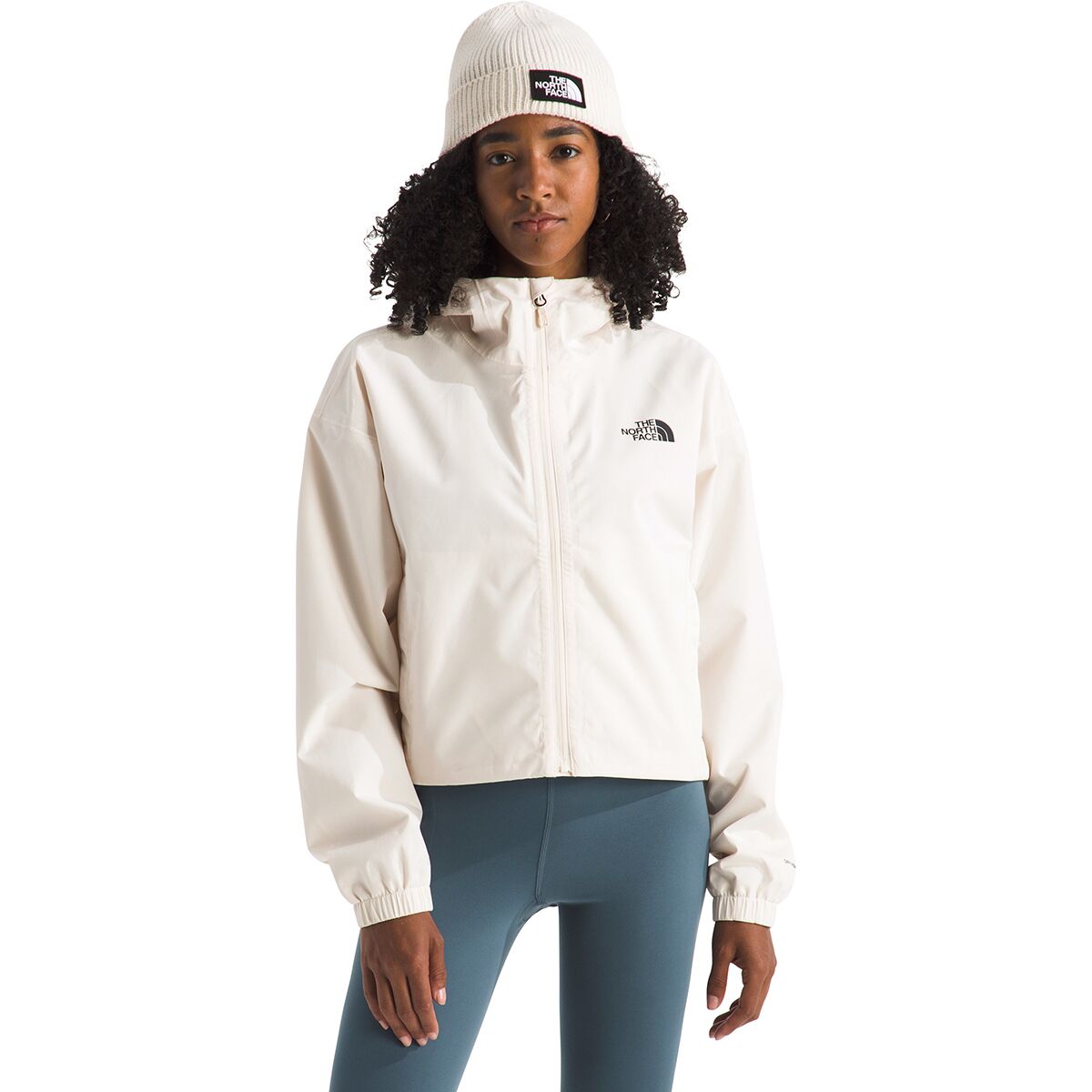 Image of The North Face Quest Cropped Jacket - Women's White Dune, L