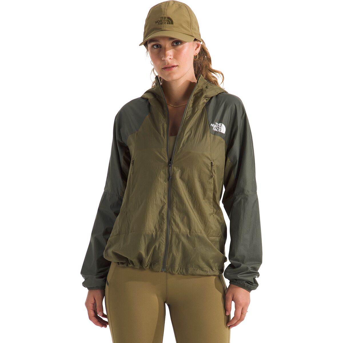 Image of The North Face Ridgelite FUTUREFLEECE Wind Jacket - Women's Cedar/New Taupe Green, S