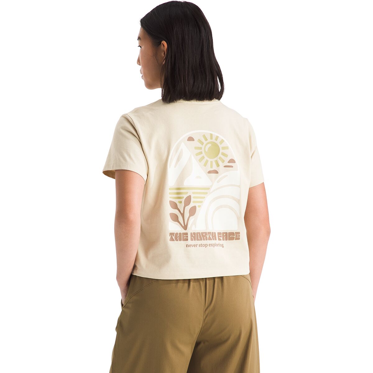 Image of The North Face Sun Regular Short-Sleeve Cutie Graphic T-Shirt - Women's Desert Stone, M