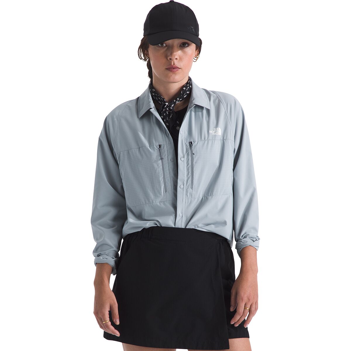 Image of The North Face Trail LIGHTRANGE Long-Sleeve Shirt - Women's Frost Grey, XL