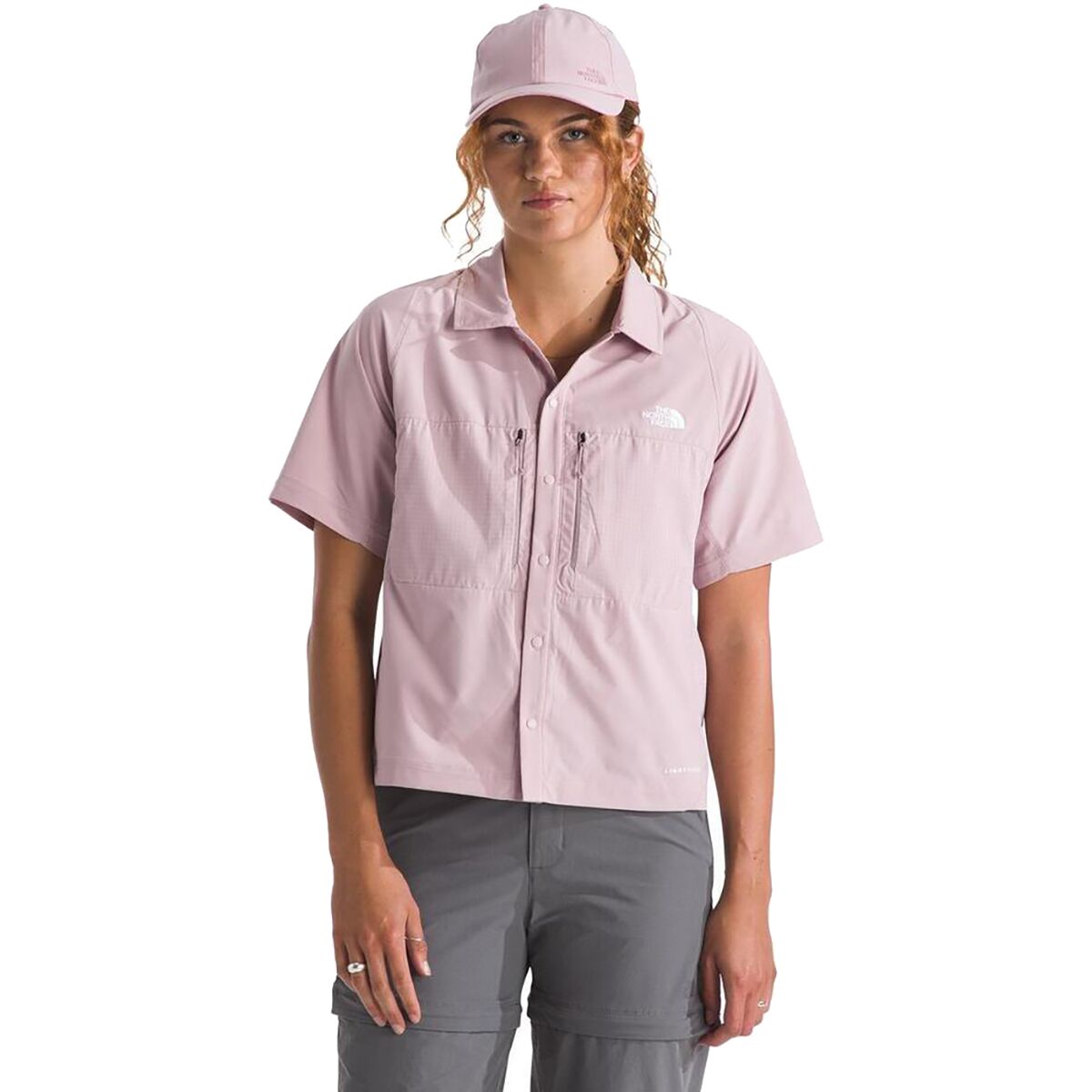 Image of The North Face Trail LIGHTRANGE Short-Sleeve Shirt - Women's Metal Pink, L