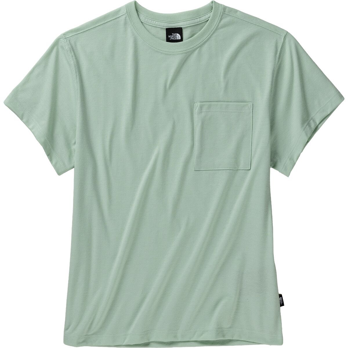 Image of The North Face Tri-Blend Short-Sleeve Pocket T-Shirt - Women's Opal Frost White Heather, S