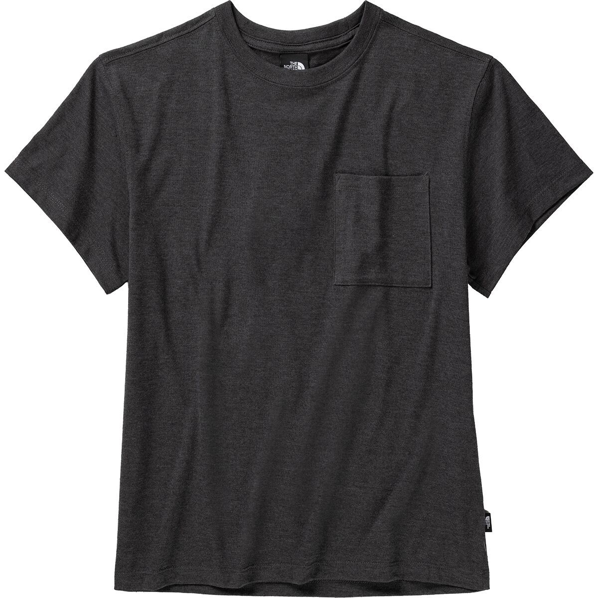Image of The North Face Tri-Blend Short-Sleeve Pocket T-Shirt - Women's TNF Dark Grey Heather, XS