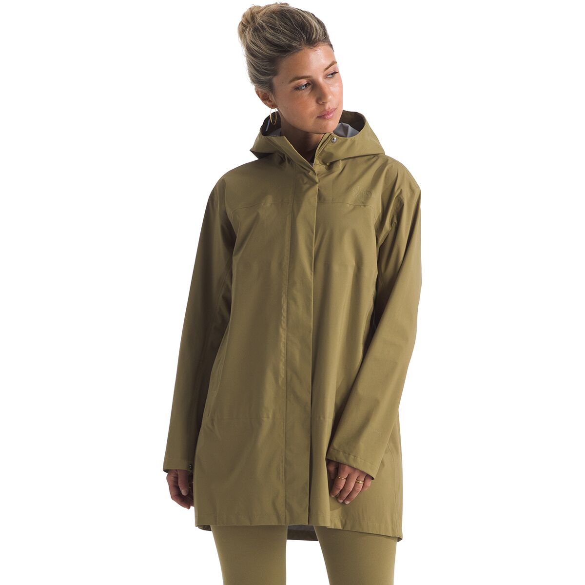 Image of The North Face Voyage Rain 3L Hooded Parka - Women's Cedar, S