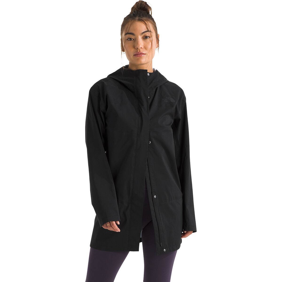 Image of The North Face Voyage Rain 3L Hooded Parka - Women's TNF Black, S