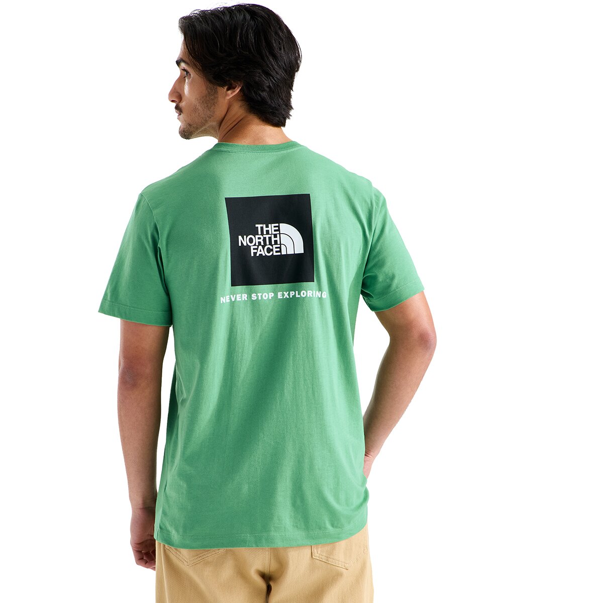 Image of The North Face Evolution Box NSE Regular Short-Sleeve T-Shirt - Men's Dimmed Algae, S