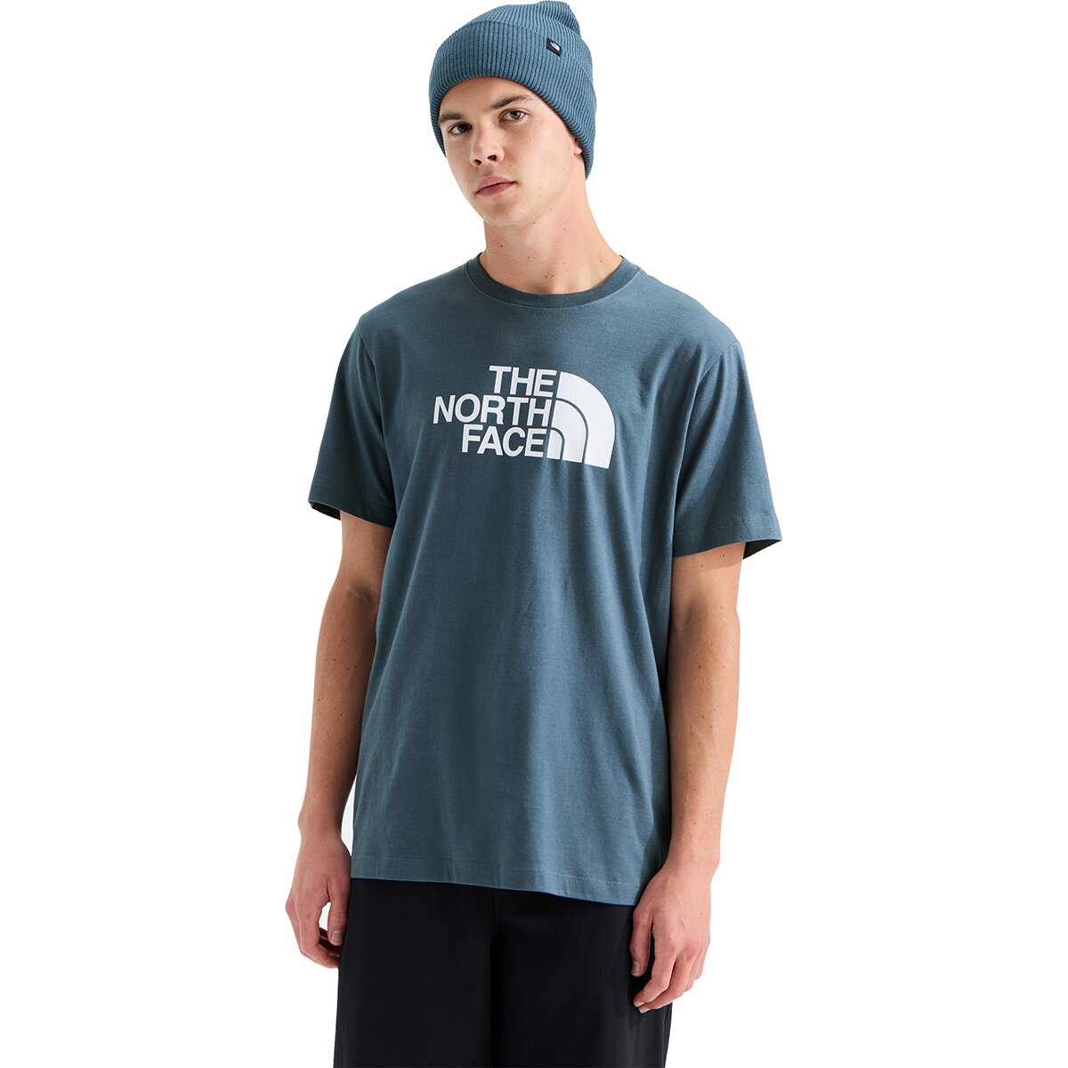 Image of The North Face Evolution Half Dome Regular Short-Sleeve T-Shirt - Men's Granite Grey, S
