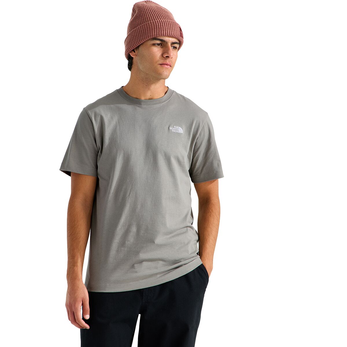 Image of The North Face Evolution Simple Dome Regular Short-Sleeve T-Shirt - Men's Stone Slab, XL