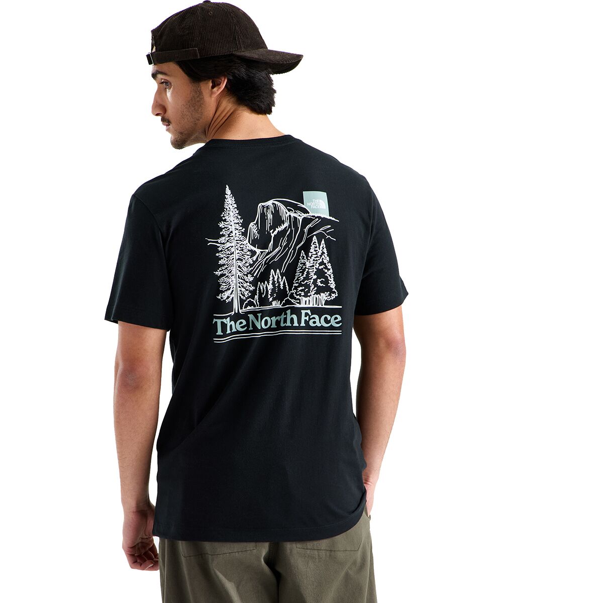 Image of The North Face Monte Graphic Reg Short Sleeve T-Shirt - Men's TNF Black, XL