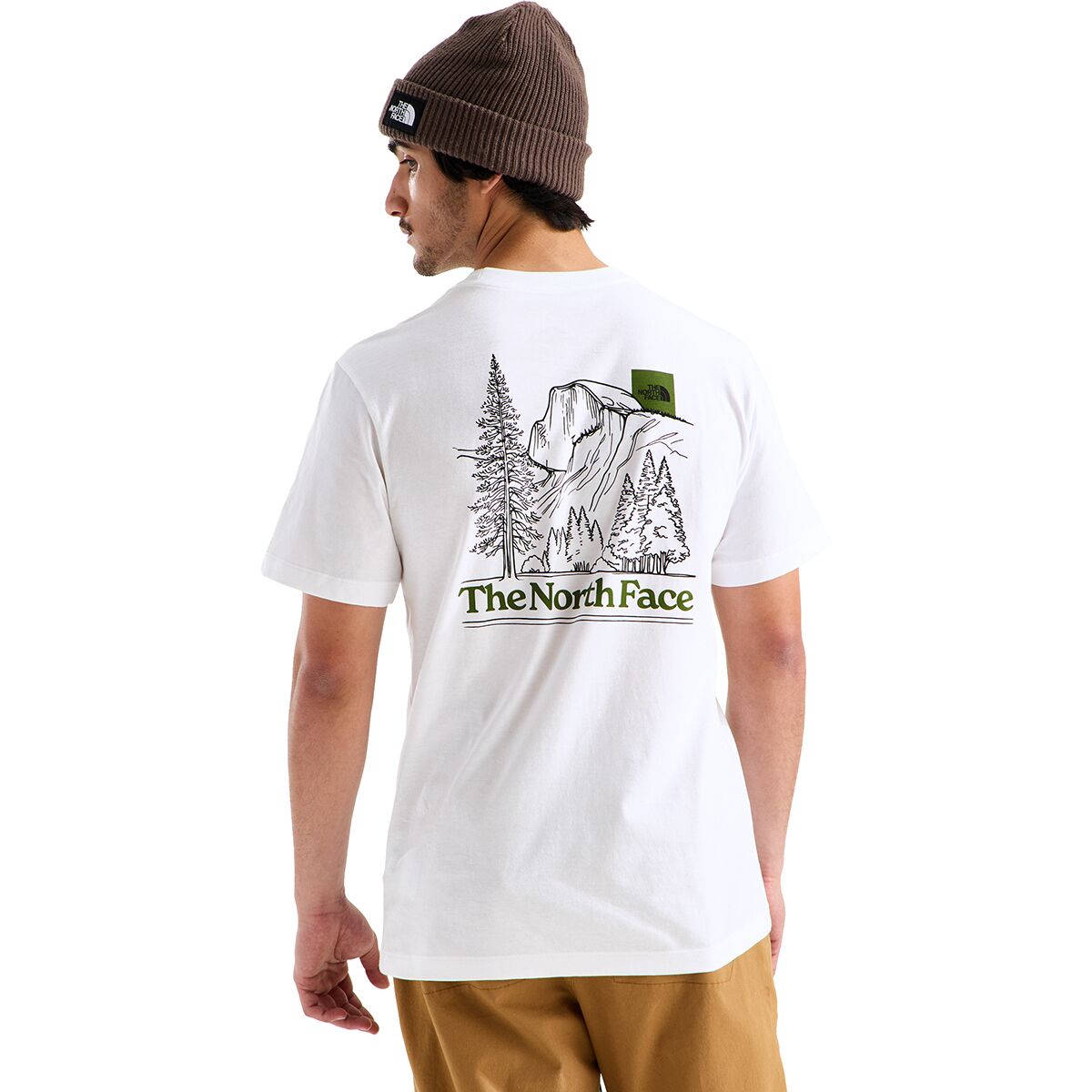 Image of The North Face Monte Graphic Reg Short Sleeve T-Shirt - Men's TNF White, XXL