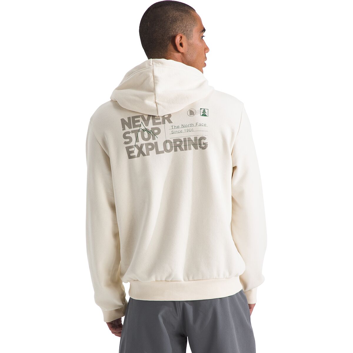 Image of The North Face Never Stop Postcard Regular Hoodie - Men's White Dune, XXL