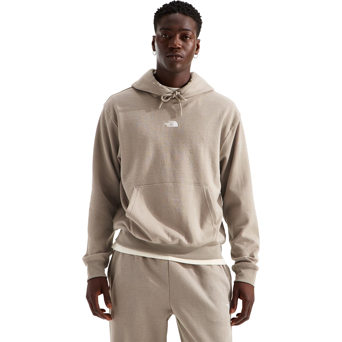 Image of The North Face TNF Double Knit Hoodie - Men's Stone Slab, M
