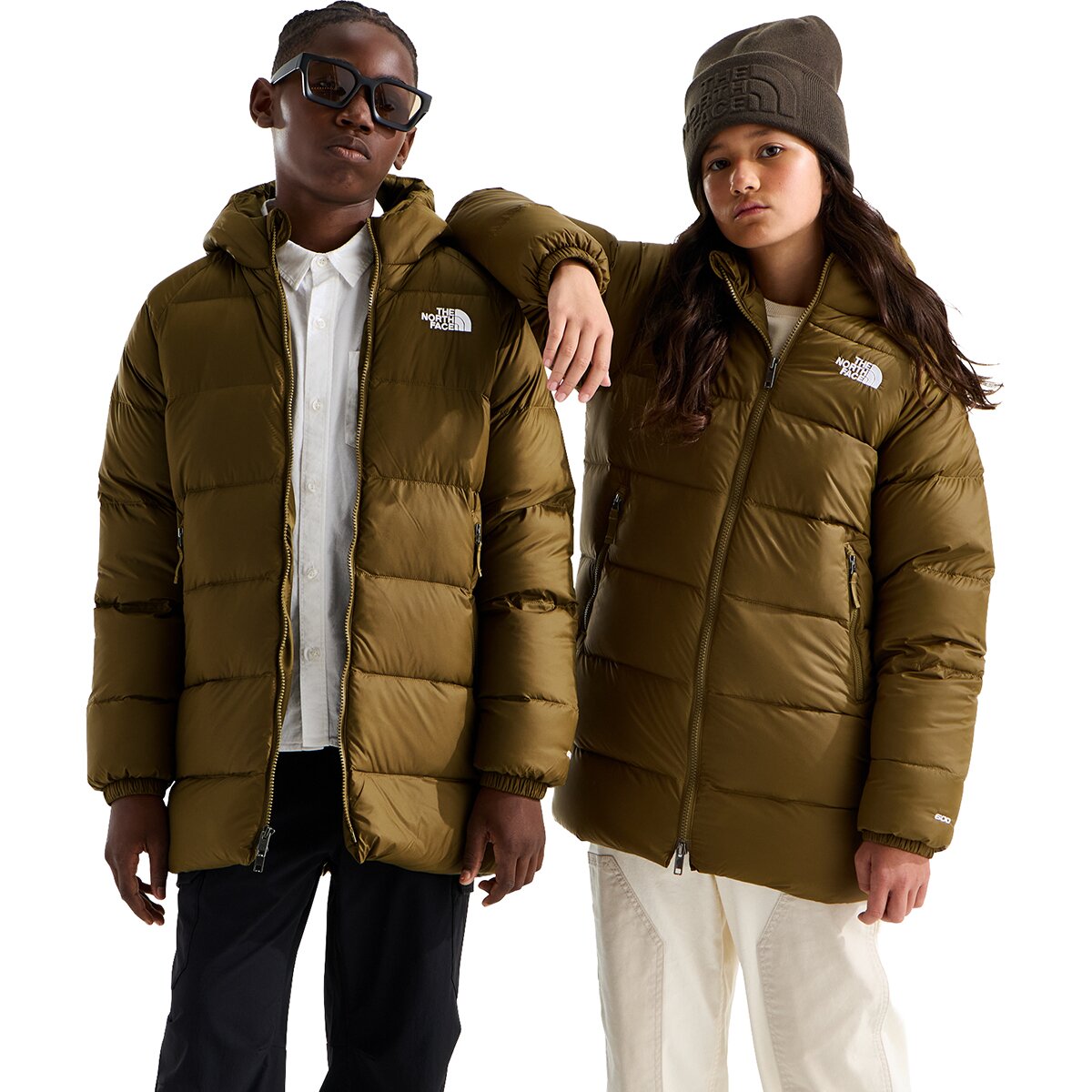 Image of The North Face Hydrenalite Down Hooded Parka - Kids' Caraway Seed, XS