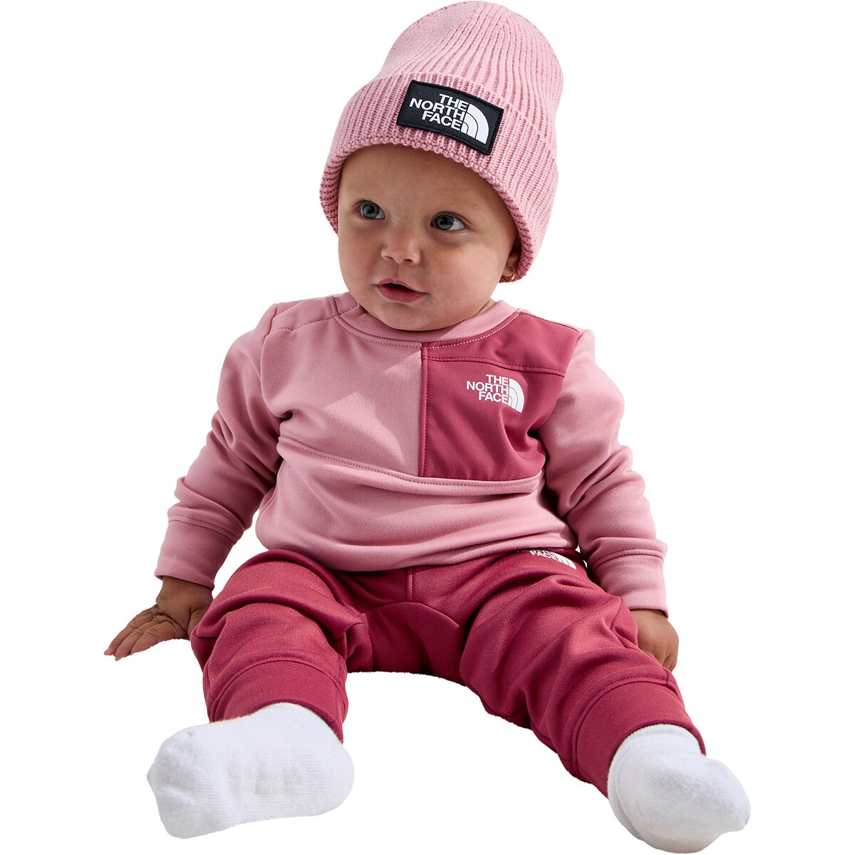 Image of The North Face TNF Performance Fleece Set - Infants' Primrose/Fermented Clay, 3M