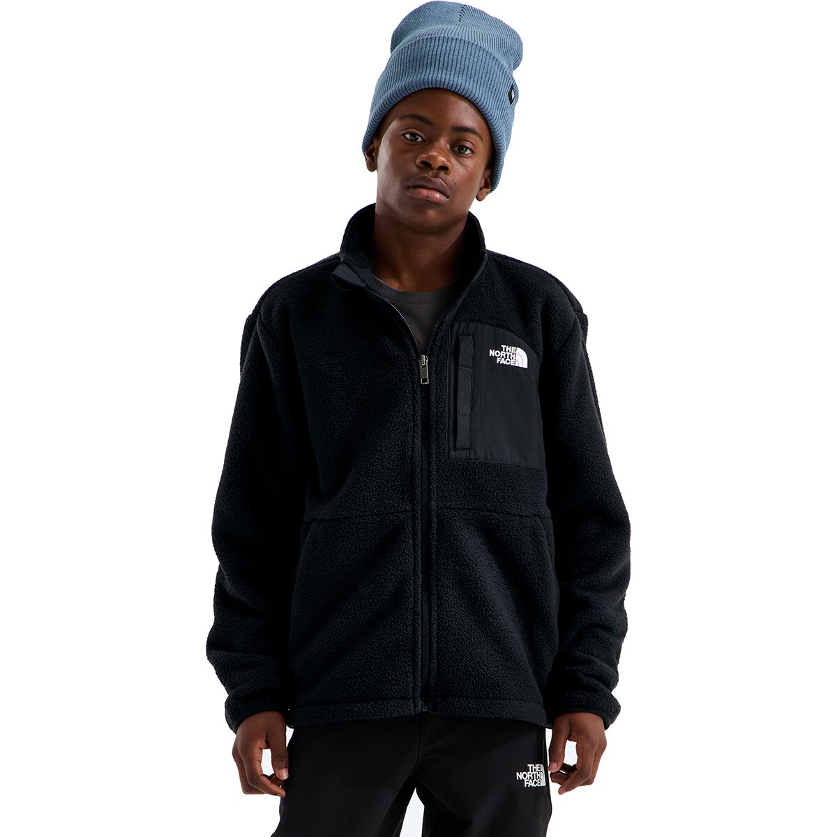 Image of The North Face Yumiori Off Peak Full-Zip Jacket - Boys' TNF Black, M