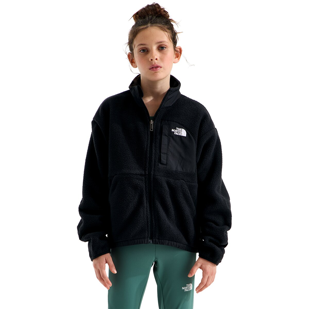 Image of The North Face Yumiori Off Peak Full-Zip Jacket - Girls' TNF Black, S