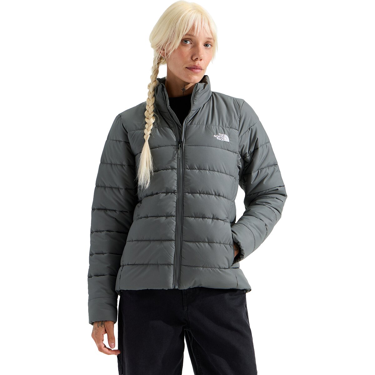 Image of The North Face Aconcagua Down Jacket - Women's Smoked Pearl, L