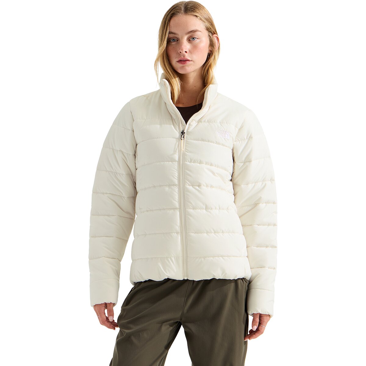 Image of The North Face Aconcagua Down Jacket - Women's White Dune, XS