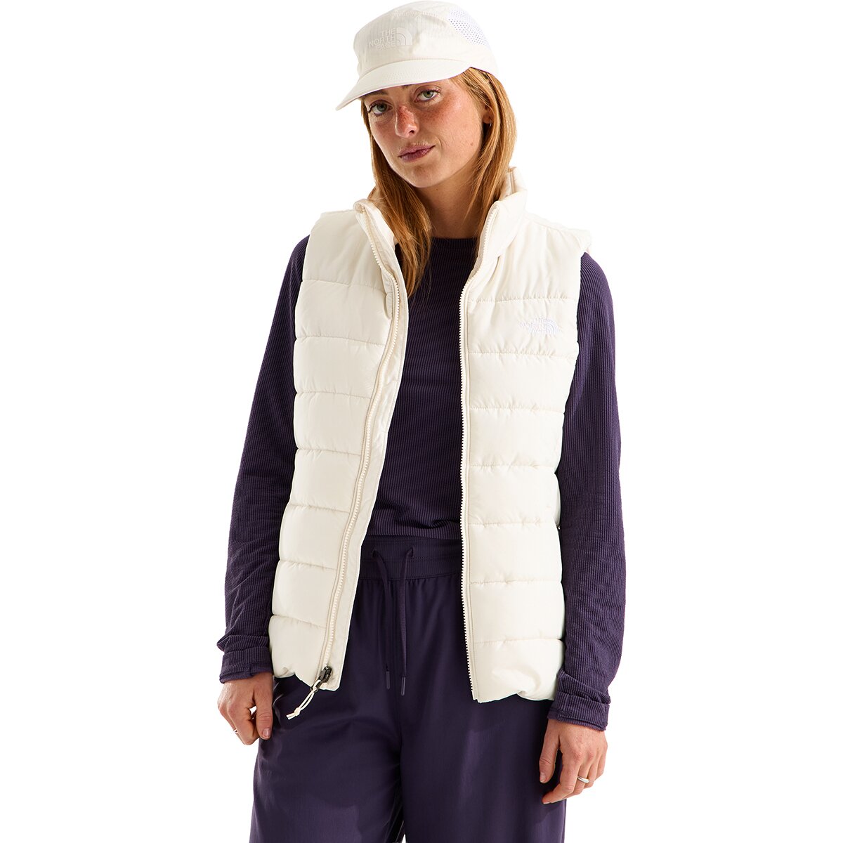 Image of The North Face Aconcagua Down Vest - Women's White Dune, L