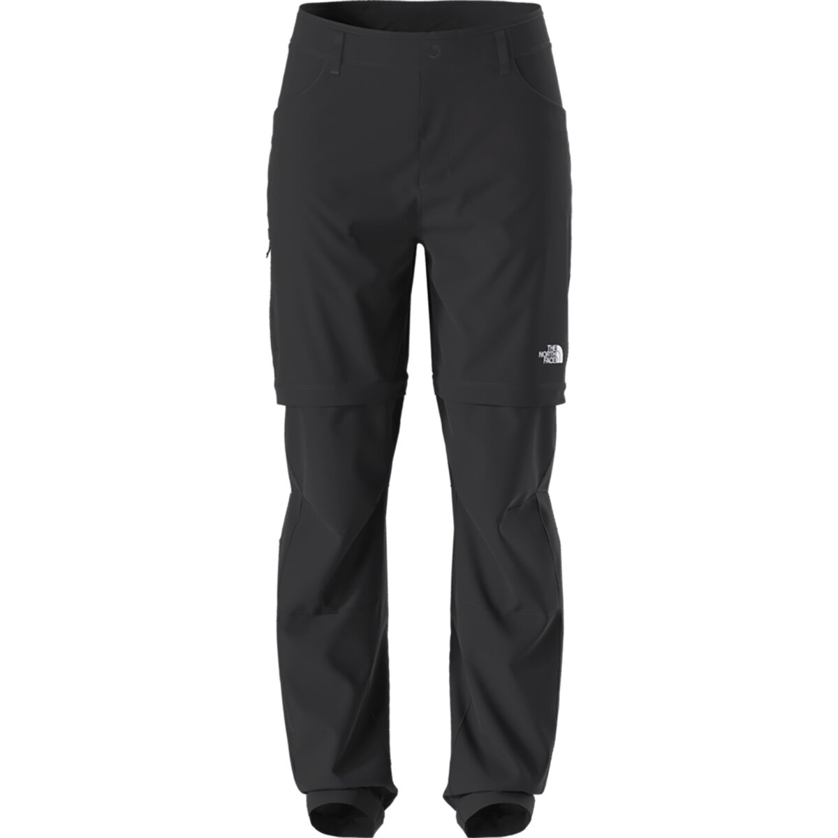 Image of The North Face Exploration Reg Straight Convertible Pant - Women's TNF Black, 6/Reg