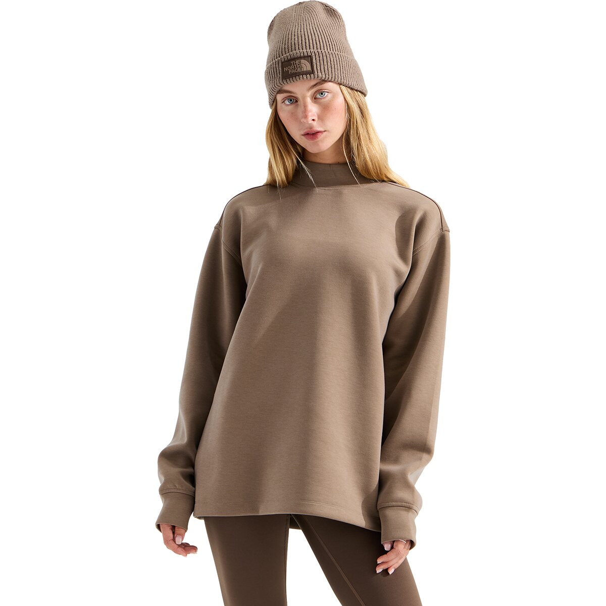 Image of The North Face Jaida Long Crew Top - Women's Garnet, XS