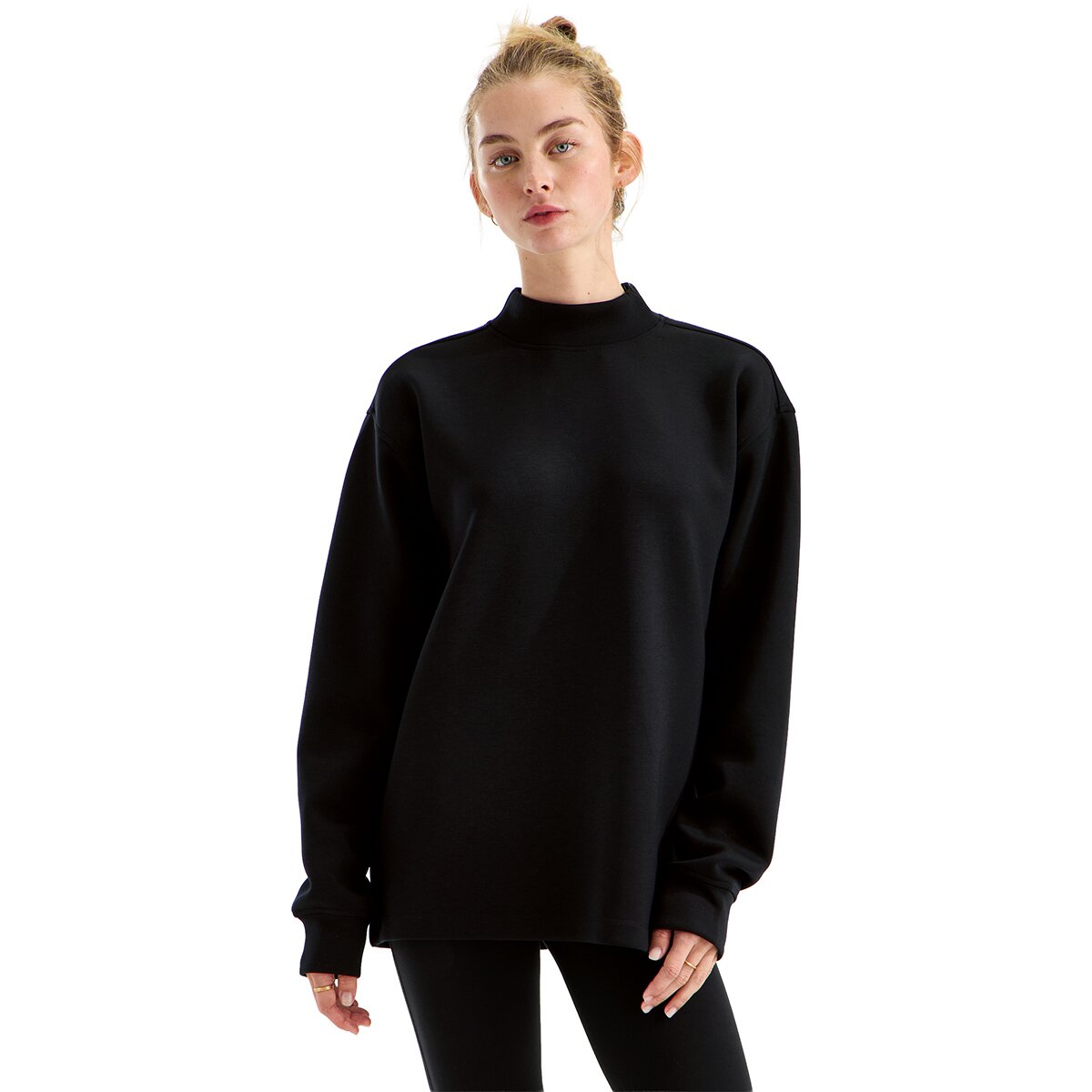 Image of The North Face Jaida Long Crew Top - Women's TNF Black, L