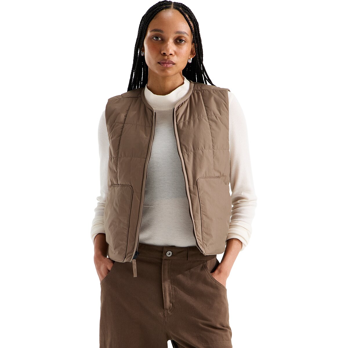 Image of The North Face Lhotse LT Insulated Vest - Women's Garnet, M