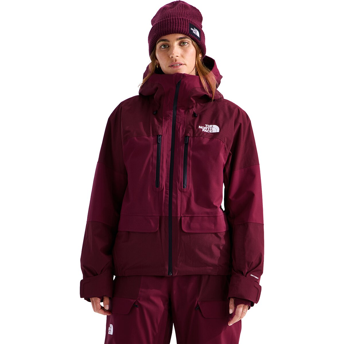 Image of The North Face Powstar Jacket - Women's Burgundy Crush, M