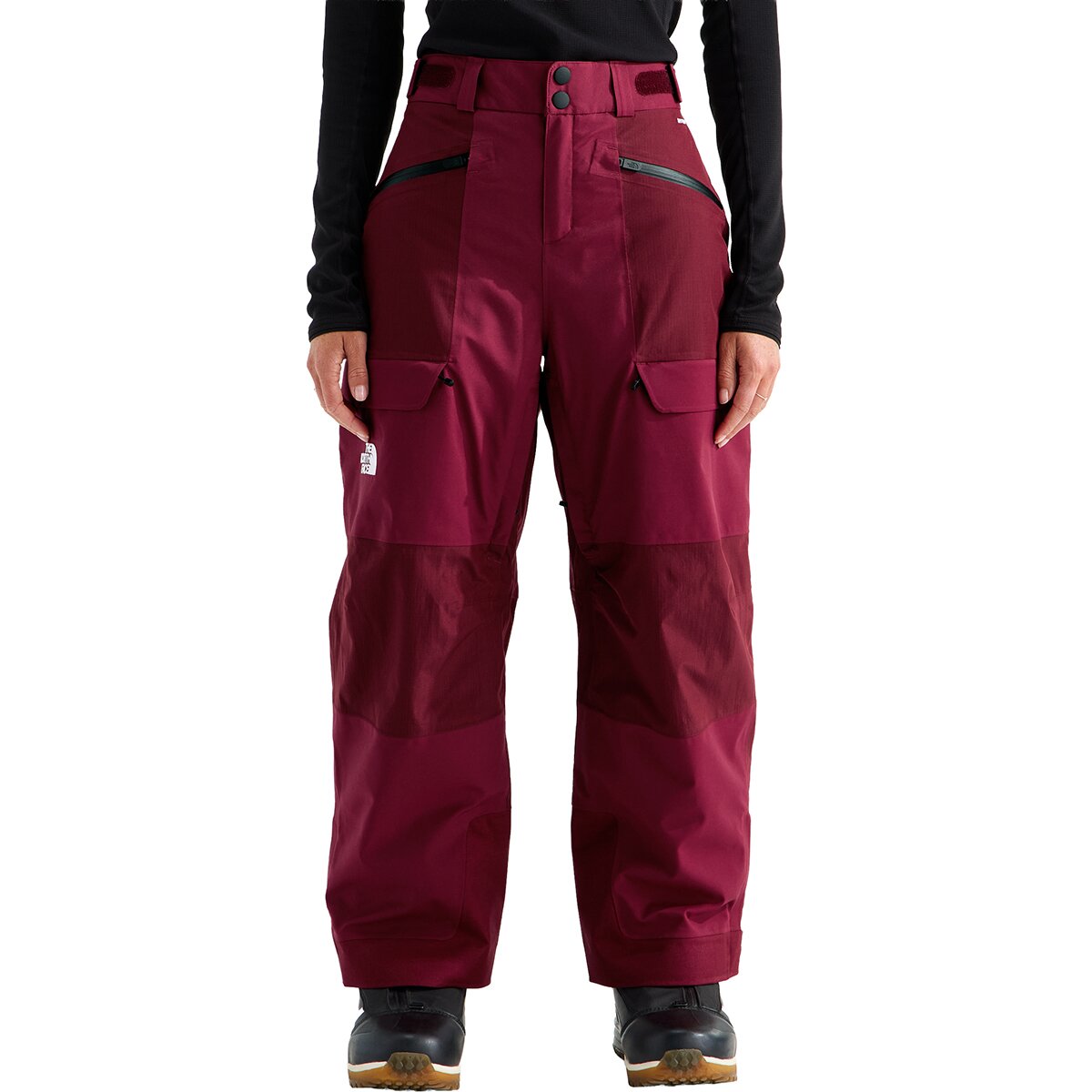 Image of The North Face Powstar Pant - Women's Burgundy Crush, L/Reg