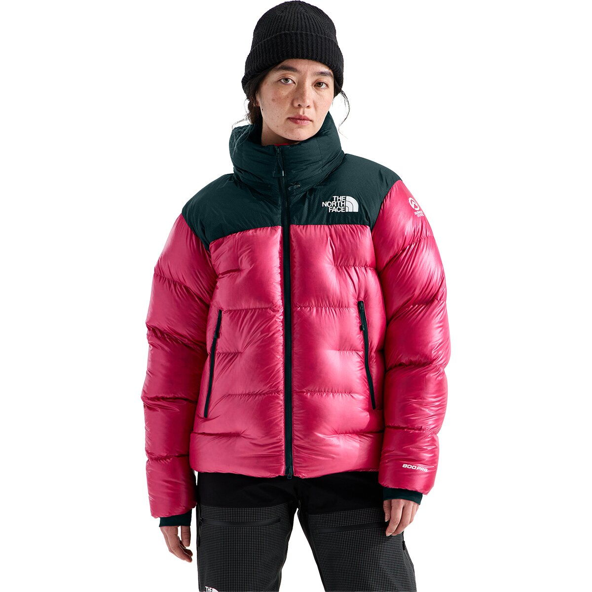 Image of The North Face Summit Nuptse Jacket - Women's TNF Black/Lali Guran, XS