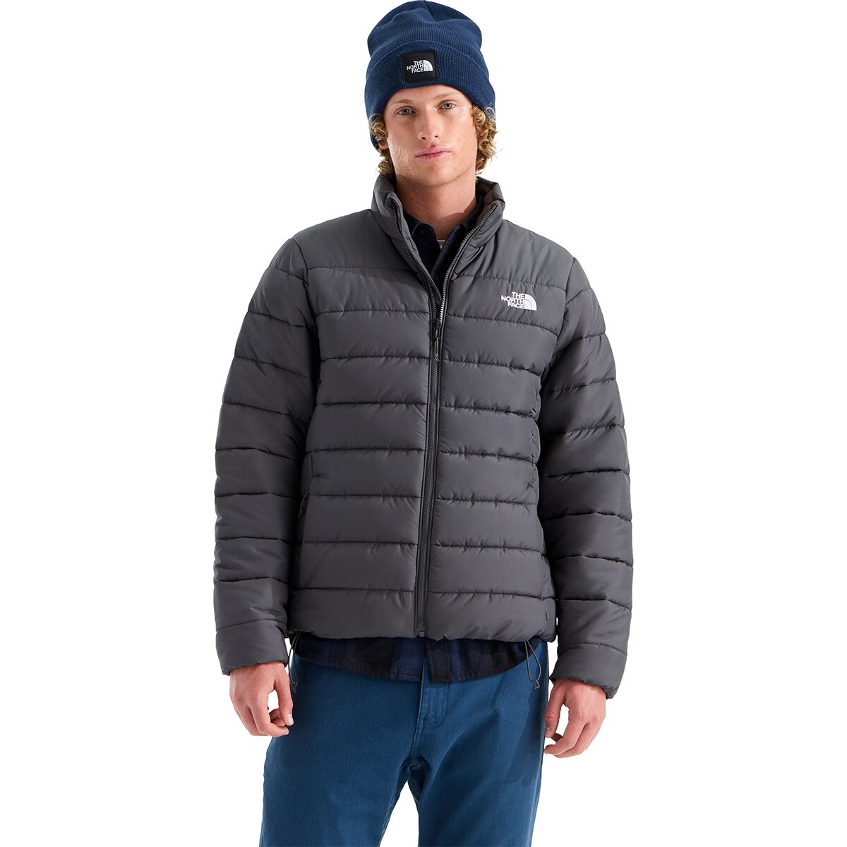 Image of The North Face Aconcagua Jacket - Men's Anthracite Grey, L