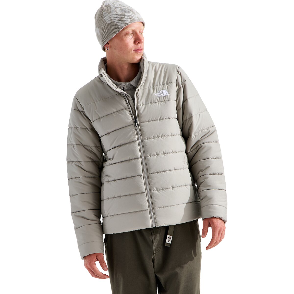 Image of The North Face Aconcagua Jacket - Men's Stone Slab, XXL