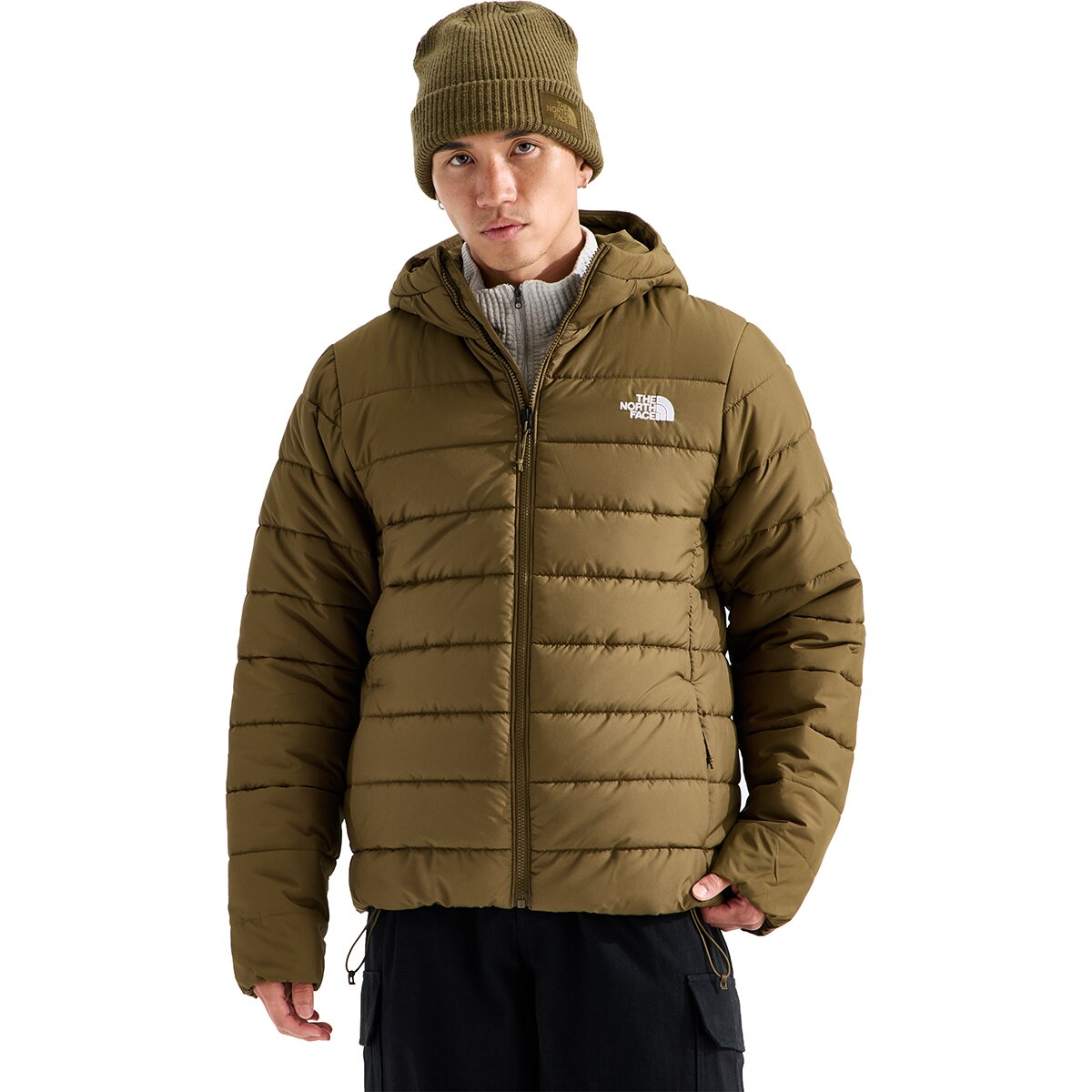Image of The North Face Aconcagua Hooded Jacket - Men's Caraway Seed, XXL